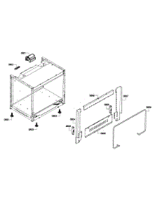 Frame Assy parts for Thermador Gas Range PRL364GDH-01 from AppliancePartsPros.com