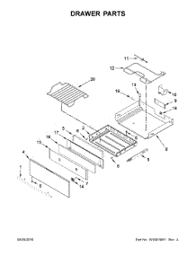 Drawer Parts parts for Jenn-Air Electric Range JES1450CDS1 from AppliancePartsPros.com