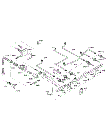 Gas Supplay parts for Thermador Gas Range PRL366GH-01 from AppliancePartsPros.com