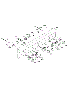 Control Panel parts for Thermador Gas Range PRL366GH-01 from AppliancePartsPros.com