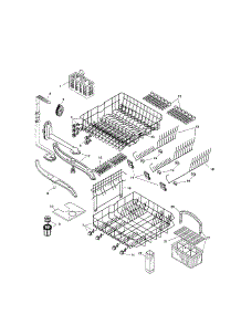 Racks parts for Bosch Dishwasher SHI6802UC/06 from AppliancePartsPros.com