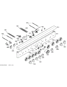 Control Panel parts for Thermador Gas Range PRL486ELG03 from AppliancePartsPros.com