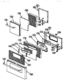 Oven Door parts for Thermador Electric Range PRSE48-6GD from AppliancePartsPros.com
