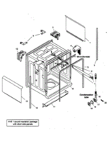 Tank Assy parts for Bosch Dishwasher SHU43E06UC/14 from AppliancePartsPros.com