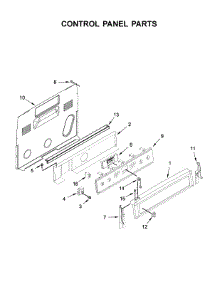 Control Panel Parts parts for Maytag Electric Range YMER8800FZ1 from AppliancePartsPros.com