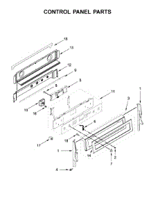 Control Panel Parts parts for Maytag Electric Range YMET8800FZ01 from AppliancePartsPros.com