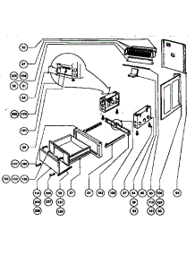 Storage Drawer And Base parts for Thermador Range RDFS30Q from AppliancePartsPros.com