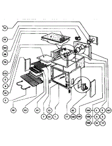 Main Oven Assembly parts for Thermador Range RDFS30Q from AppliancePartsPros.com