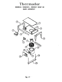 Drop-In Base Assembly (Rdds30vqb(Prior-9707)) (Rdds30vrs(Prior-9707)) (Red30vqb(Prior-9707)) (Red30vqrs(Prior-9708)) (Red30vqw(Prior-9708)) parts for Thermador Range REF30QW / PRIOR-9708 from AppliancePartsPros.com