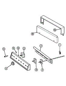 Control Panel parts for Maytag Electric Range S1500PAW from AppliancePartsPros.com