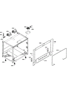 Cabinet Assy parts for Thermador Range PRD366GHU/02 from AppliancePartsPros.com