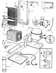 Unit Compartment & System parts for Jenn-Air Side-By-Side Refrigerator JRSI205B/M9Q05B from AppliancePartsPros.com