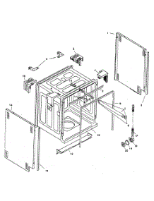 Tank Assy parts for Bosch Dishwasher SHU3336UC/12 from AppliancePartsPros.com