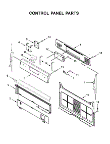 Control Panel Parts parts for Maytag Gas Range MGR6600FZ1 from AppliancePartsPros.com