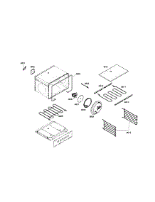 Motor / Cover / Rack Support parts for Thermador Range PRD484EEHC/01 from AppliancePartsPros.com