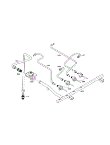 Manifold / Regulator / Tubes parts for Thermador Range PRD484EEHC/01 from AppliancePartsPros.com