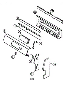 Control Panel parts for Maytag Gas Range MGR5730ADL from AppliancePartsPros.com