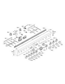Knobs parts for Thermador Range PRD48JDSGU/01 from AppliancePartsPros.com