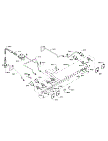 Gas Tubes / Valves parts for Thermador Range PRD48JDSGU/01 from AppliancePartsPros.com