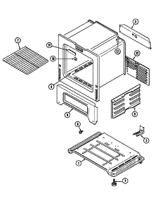 Oven / Base parts for Maytag Gas Range S31000PAWD from AppliancePartsPros.com