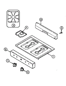 Top Assembly parts for Maytag Gas Range S31000PAWD from AppliancePartsPros.com