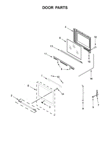 Door Parts parts for Maytag Electric Range MES8800FZ1 from AppliancePartsPros.com
