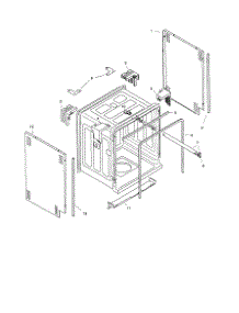 Tank Assembly parts for Bosch Dishwasher SHU4002UC/06 from AppliancePartsPros.com