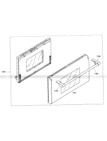 Large Door parts for Thermador Range PRD486EDG01 from AppliancePartsPros.com