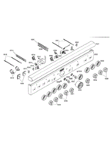 Front Panel parts for Thermador Range PRD486EDG01 from AppliancePartsPros.com