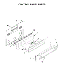 Control Panel Parts parts for Maytag Electric Range MER8800FZ1 from AppliancePartsPros.com