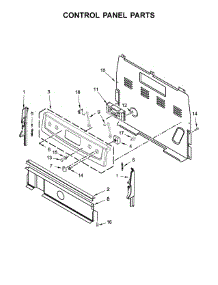 Control Panel Parts parts for Maytag Electric Range 4KMER7685ES1 from AppliancePartsPros.com