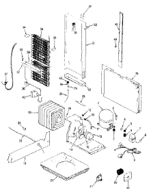 Unit Compartment & System parts for Jenn-Air Side-By-Side Refrigerator JRS226B/MBQ21A from AppliancePartsPros.com