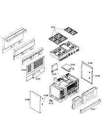 Outside Parts parts for Thermador Gas Range PRG486EDG01 from AppliancePartsPros.com