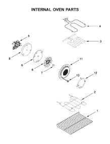 Internal Oven Parts parts for Maytag Electric Range MET8800FZ00 from AppliancePartsPros.com