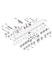 Front Panel parts for Thermador Gas Range PRG486EDG01 from AppliancePartsPros.com