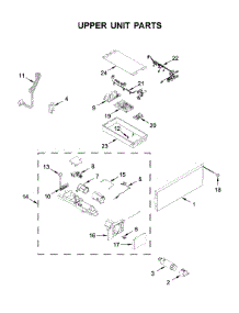 Upper Unit Parts parts for Jenn-Air Side-By-Side Refrigerator JBRFR24IGX00 from AppliancePartsPros.com