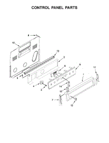 Control Panel Parts parts for Maytag Electric Range YMER8800FW1 from AppliancePartsPros.com