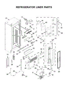 Refrigerator Liner Parts parts for Jenn-Air Side-By-Side Refrigerator JBRFR24IGX00 from AppliancePartsPros.com