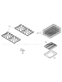 Racks parts for Thermador Gas Range PRG364EDG02 from AppliancePartsPros.com