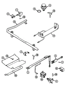 Gas Controls parts for Maytag Gas Range MRG5729ADA from AppliancePartsPros.com