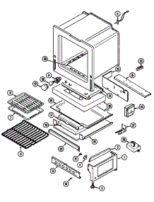 Oven / Base parts for Maytag Gas Range MRG5729ADA from AppliancePartsPros.com