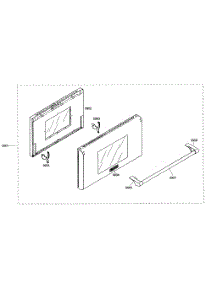 Door Assy parts for Thermador Gas Range PRL366EG02 from AppliancePartsPros.com