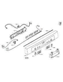 Control Module / Main Wire Harness parts for Bosch Dishwasher SHE6AP02UC/06 from AppliancePartsPros.com