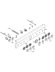 Control Panel parts for Thermador Gas Range PRL366EH03 from AppliancePartsPros.com