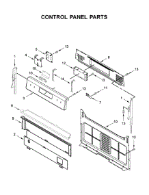 Control Panel Parts parts for Maytag Gas Range MGR6600FW1 from AppliancePartsPros.com