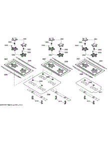 Burner Assy parts for Thermador Gas Range PRL486EDG03 from AppliancePartsPros.com