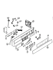 Control Panel parts for Bosch Dryer WTL5410UC/10 from AppliancePartsPros.com