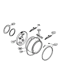 Drum Assy parts for Bosch Dryer WTL5410UC/10 from AppliancePartsPros.com