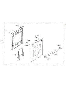 Small Door parts for Thermador Range PRD484EEHU/01 from AppliancePartsPros.com