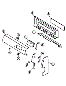 Control Panel parts for Maytag Gas Range CRG7500CGL from AppliancePartsPros.com